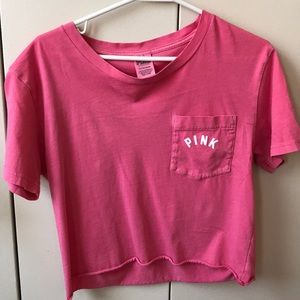 Cropped Victoria’s Secret PINK t-shirt